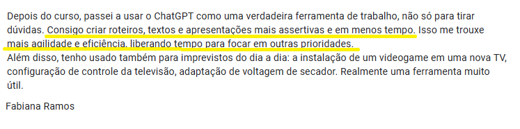 Fabiana Ramos cria apresentações assertivas com IA