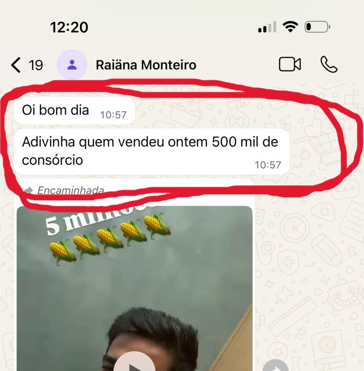 Raiäna Monteiro, 500 mil de consórcio